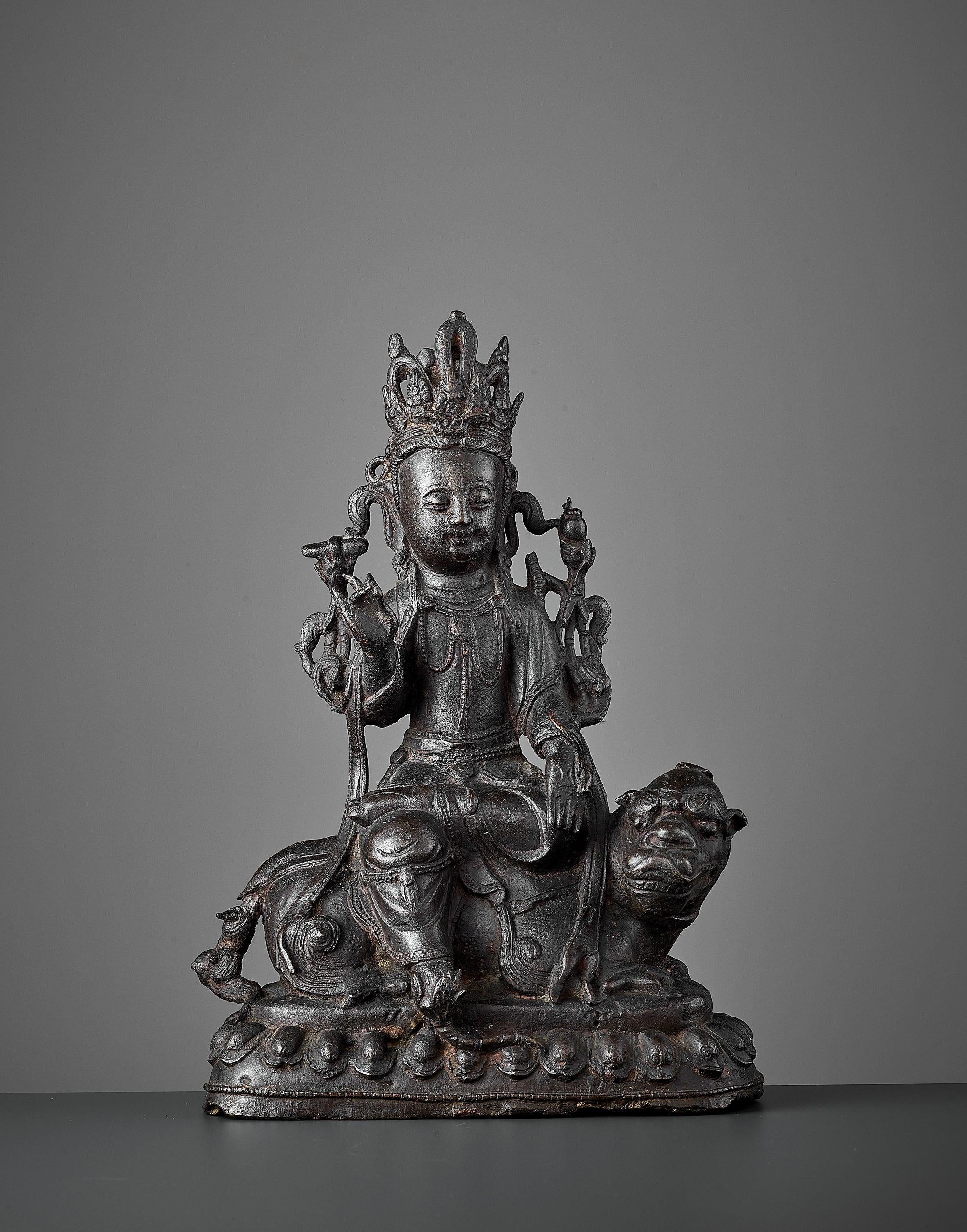 明代青铜文殊菩萨像（1368-1644） – Fine Classic Antiques