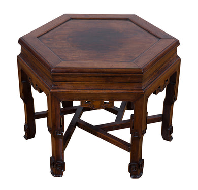 A Chinese Hongmu Stool, Late 19th Century/ Early 20th Century