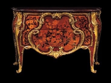 构成法国18世纪路易十五风格古董家具几种因素