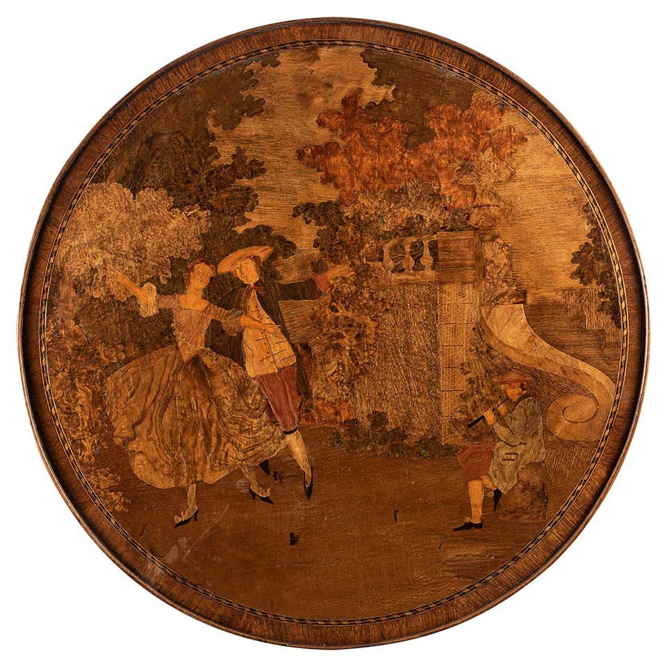 An 18th Century Louis XVI Style Parquetry Games Table