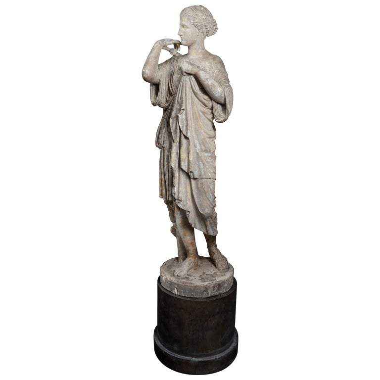 An Early 19th Century Plaster Cast Of The Diana De Gabies