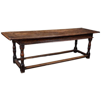 An Early 18th Century English Oak Refectory Table