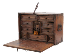 Load image into Gallery viewer, A SPANISH WALNUT VARGUENO ON A STAND Early 18th century