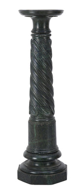 A VERDE ANTICO MARBLE PEDESTAL Second half 19th century