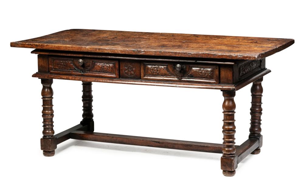 An 18th Century Spanish Walnut Side Table