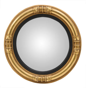 A WILLIAM IV-STYLE GILT-FRAMED CONVEX MIRROR, 20th Century