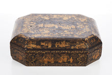 Load image into Gallery viewer, A Chinese Export Black Lacquer Game Box, 19th Century