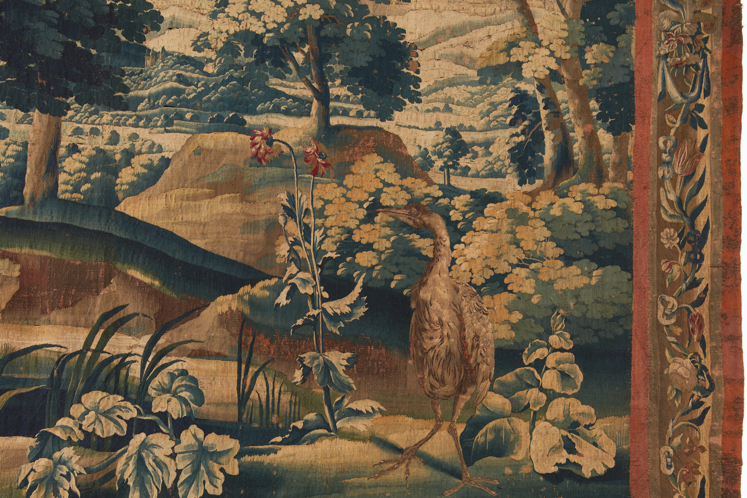 17 世纪末的佛兰芒青色挂毯，可能是布鲁塞尔– Fine Classic Antiques
