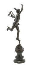 Load image into Gallery viewer, A PATINATED BRONZE FIGURE OF MERCURY Late 19th century, after Giambologna
