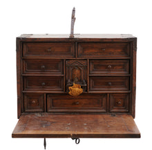 Load image into Gallery viewer, A SPANISH WALNUT VARGUENO ON A STAND Early 18th century