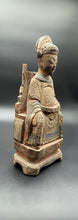 Load image into Gallery viewer, One Chinese Ming Dynasty Wooden Seated Figure (1368-1644）