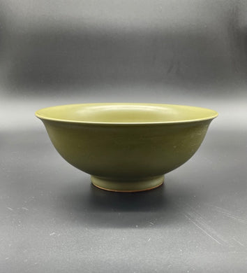 One Chinese Tea Glazed Bowl, 20th Century, Possibly Republic Period