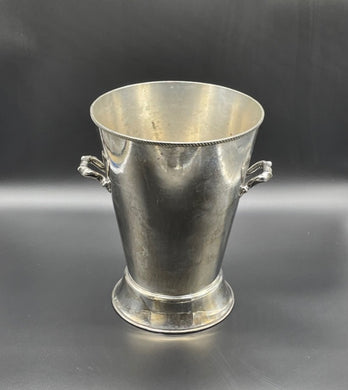 One Vintage Silver Plated Champagne / Wine Ice Bucket