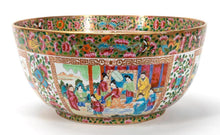 Load image into Gallery viewer, A LARGE CHINESE FAMILLE ROSE CANTON PUNCH BOWL, LATE 19 CENTURY - Fine Classic Antiques
