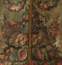 Load image into Gallery viewer, A Late 18th Century Italian Painted Leather Four Fold Screen