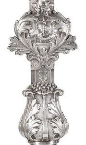 Spanish Silver Plated Crucifix, 19th Century