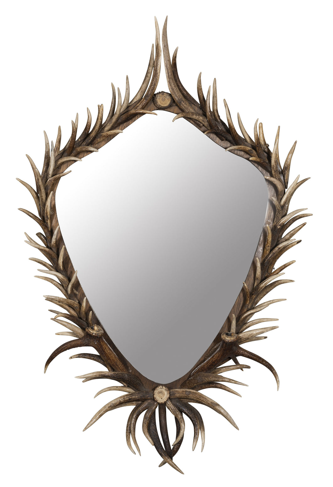 A Red Deer Antler Mirror