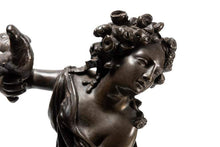 Load image into Gallery viewer, A Pair Of Late 19th Century French Bronze Allegorical Figures Of Autumn &amp; Spring