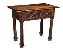 Load image into Gallery viewer, A Finely Carved Late 17th Early 18th Century Walnut Portuguese Side Table