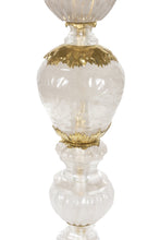 Load image into Gallery viewer, A Rock Crystal Lamps With Gilded Mounts
