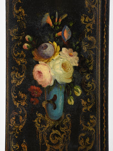 Fine Victorian Paint Decorated Secretary Bookcase, 19th Century