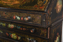 Load image into Gallery viewer, Fine Victorian Paint Decorated Secretary Bookcase, 19th Century