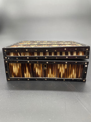 A Sri Lankan Porcupine Quill Box, 19th Century