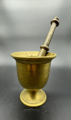 黄铜臼和杵，十九世纪