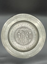 Load image into Gallery viewer, A Pewter Carved Plate 18th/19th Century