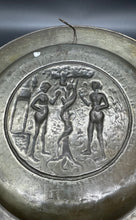 Load image into Gallery viewer, A Pewter Carved Plate 18th/19th Century
