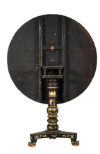 Load image into Gallery viewer, Chinese Export Chinoiserie Circular Tilt Top Table, 19th Century