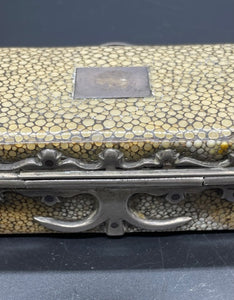 A Chinese Shargreen Spectacle Case, Early 20th Century