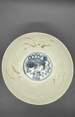 一个中国明代青花碗（1368-1644）