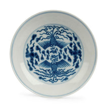 Load image into Gallery viewer, A BLUE AND WHITE PHOENIX DECORATED DISH, GUANGXU MARK AND OF THE PERIOD (1875-1908) - Fine Classic Antiques