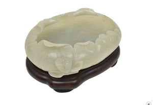 A CHINESE JADE BRUSH WASHER, 19TH CENTURY - Fine Classic Antiques