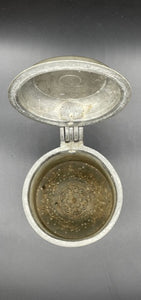 A Pewter Lidded Measure, 18th Century