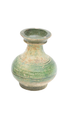 One Chinese Miniature Green Glazed Jar Han Dynasty (206BC-220AD)