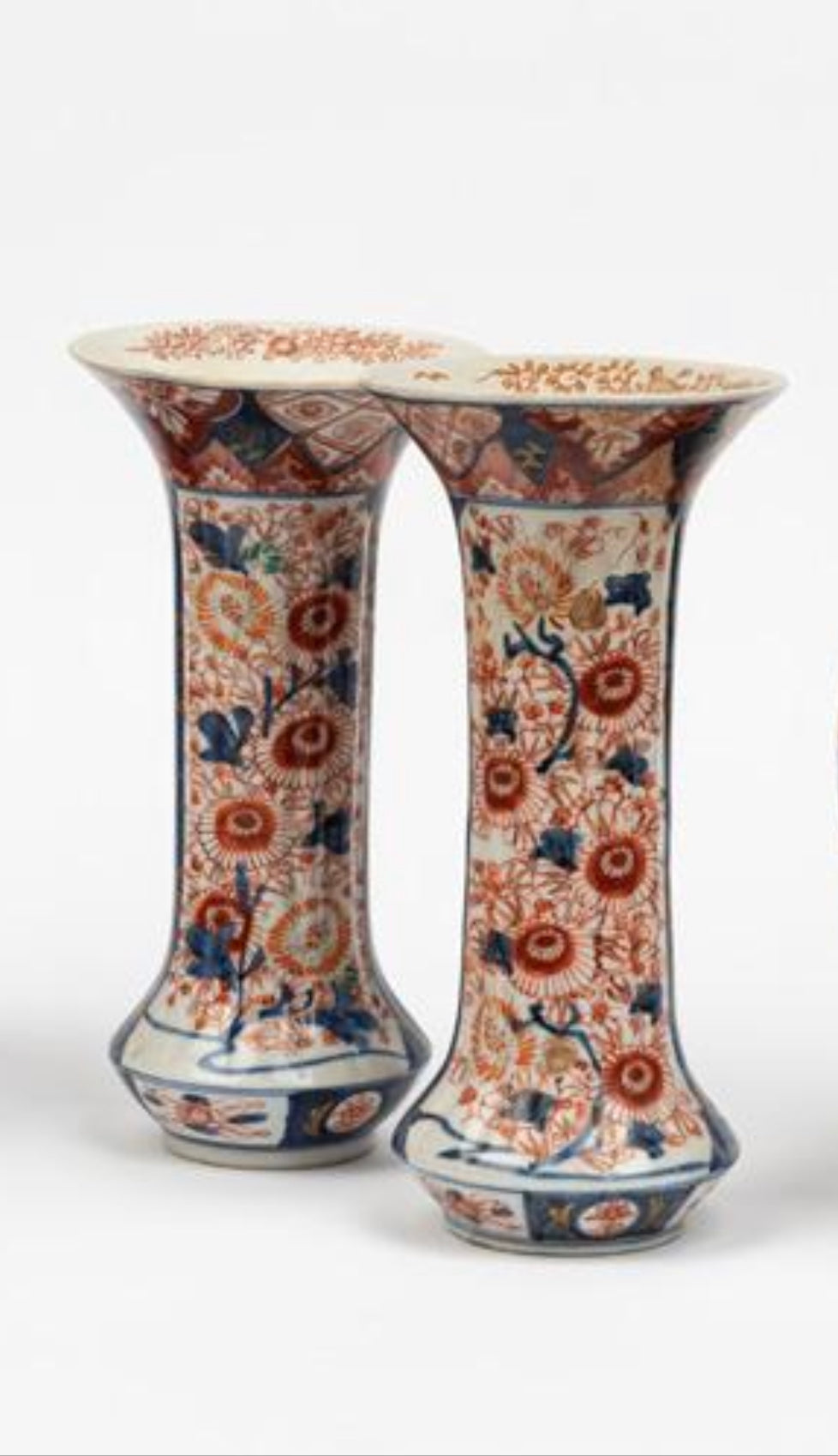 A Pair of Japanese Imari Vases, Late 19th Century