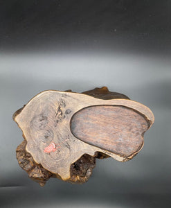 One Chinese Wooden Brush Pot, 20th Century