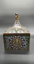 Load image into Gallery viewer, One Chinese Cloisonne Lidded Phoenix Box, Late 19th Century