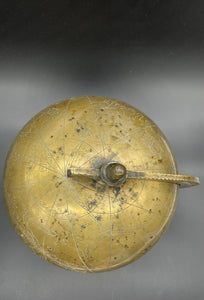 A Vintage Brass Globe