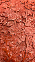 Load image into Gallery viewer, One Chinese Red Lacquer Carved Lidded Box, Late 19th Century