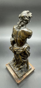 A Bronze Figure of The Shepherd ACIS After Jean-Baptiste Tuby, 19th Century