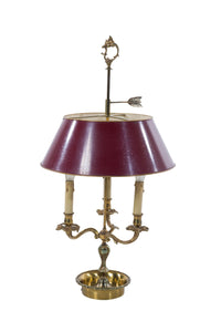 A FRENCH BOUILLOTTE LAMP 19TH CENTURY