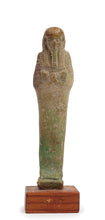 Load image into Gallery viewer, A FINELY MODELLED PALE TURQUOISE GLAZED USHABTI, CIRCA 26TH DYNASTY 664-525BC