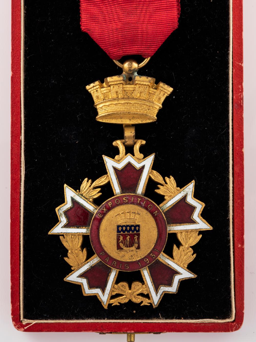 One Commemorative Medal, EXPOSITION, PARIS, 1931