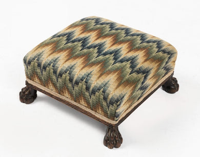 A Small Georgian Oak Footstool, Early 19th Century