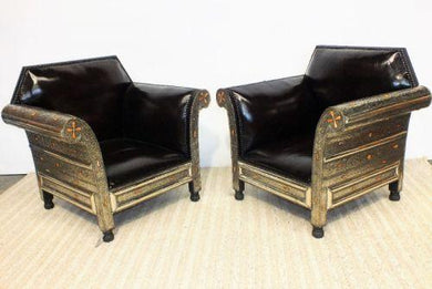 A Pair Of Moroccan Armchairs