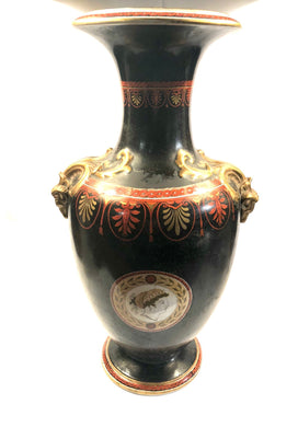 陶瓷大巡游双耳瓶，十九世纪