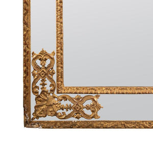 An Early 19th Century French Gilt Louis XV Style Mirror